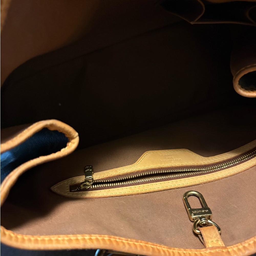Louis Vuitton Brown and Tan Monogram Tote - Picture 10 of 10